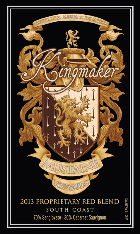 2013 Kingmaker, Red Blend